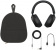 Гарнитура мониторные Sony WH-1000XM5 1.2м черный беспроводные bluetooth оголовье (WH-1000XM5/BC) от магазина РЭССИ