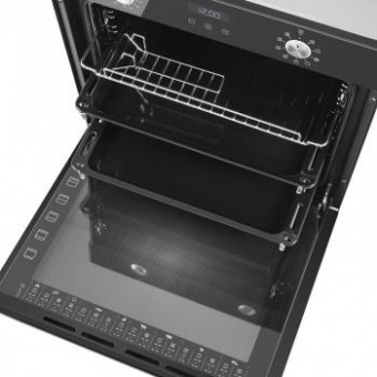 Духовой шкаф Электрический Maunfeld EOEM.769B черное стекло от магазина РЭССИ