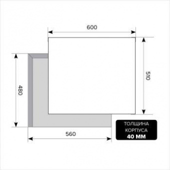 Газовая варочная поверхность Lex GVG 643 C BL черный от магазина РЭССИ