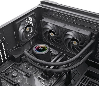 Система водяного охлаждения Thermaltake Toughliquid 240 Ex Pro ARGB Soc-AM5/AM4/1151/1200/1700 черный 4-pin 22.6dB Al+Cu Ret (CL-W418-PL00BL-A) от магазина РЭССИ