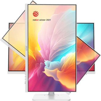 Монитор MSI 23.8" Modern MD2412PW белый IPS LED 1ms 16:9 HDMI M/M матовая HAS Piv 300cd 178гр/178гр 1920x1080 100Hz FreeSync FHD USB 4.65кг от магазина РЭССИ