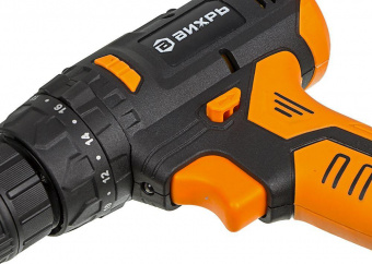 Дрель-шуруповерт Вихрь ДА-18Л-2КУ/Б аккум. патрон:быстрозажимной (кейс в комплекте) (72/14/23) от магазина РЭССИ