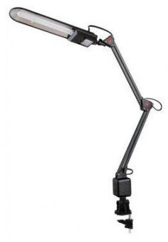 Светильник Camelion KD-017C С02 (3281) настольный на струбцине 2G7 черный 11Вт от магазина РЭССИ