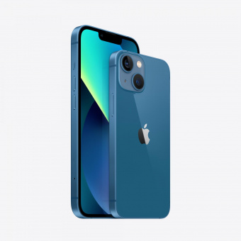 Смартфон Apple A2634 iPhone 13 128Gb 4Gb синий моноблок 3G 4G 2Sim 6.1" 1170x2532 iOS 16 12Mpix 802.11 a/b/g/n/ac/ax NFC GPS GSM900/1800 GSM1900 TouchSc Protect от магазина РЭССИ
