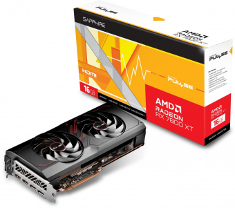 Видеокарта Sapphire PCI-E 4.0 11330-02-20G PULSE RX 7800 XT GAMING AMD Radeon RX 7800XT 16384Mb 256 GDDR6 2124/16000 HDMIx2 DPx2 HDCP Ret от магазина РЭССИ