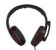Наушники с микрофоном Оклик HS-L380G ABADDON черный/красный 1.8м мониторные оголовье (1100404) от магазина РЭССИ
