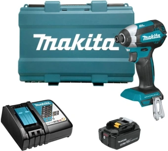 Шуруповерт Makita DTD153RT 18Вт аккум. патрон:шестигр.1/4" (кейс в комплекте) от магазина РЭССИ