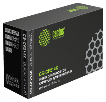 Картридж лазерный Cactus CS-CF214X CF214X черный (17500стр.) для HP LJ 700/M712 от магазина РЭССИ