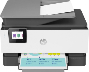 МФУ струйный HP Officejet Pro 9010 AiO (3UK83B) A4 Duplex WiFi USB RJ-45 белый/серый от магазина РЭССИ
