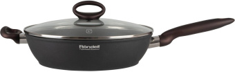 Сотейник Rondell Tierno RDA-1580 d=28см (с крышкой) черный от магазина РЭССИ
