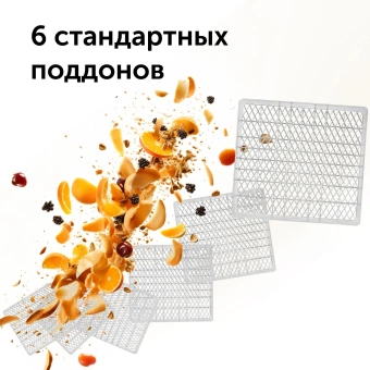 Сушка для фруктов и овощей Red Solution RFD-0151 18под. 500Вт черный от магазина РЭССИ