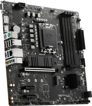 Материнская плата MSI PRO B760M-P Soc-1700 Intel B760 4xDDR5 mATX AC`97 8ch(7.1) GbLAN+VGA+HDMI+DP от магазина РЭССИ