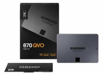 Накопитель SSD Samsung SATA III 2Tb MZ-77Q2T0BW 870 QVO 2.5" от магазина РЭССИ