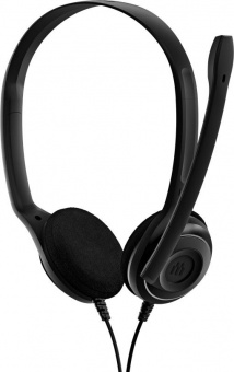 Наушники с микрофоном Epos Sennheiser PC 8 USB черный 2м накладные USB оголовье (1000432) от магазина РЭССИ