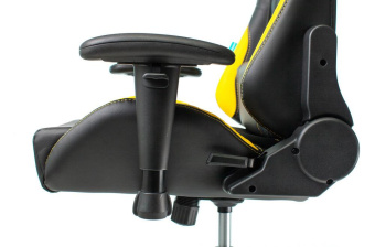 Кресло игровое Zombie VIKING 5 AERO черный/желтый эко.кожа с подголов. крестов. пластик от магазина РЭССИ