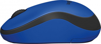 Мышь Logitech M220 синий/черный оптическая (1000dpi) silent беспроводная USB для ноутбука (2but) от магазина РЭССИ