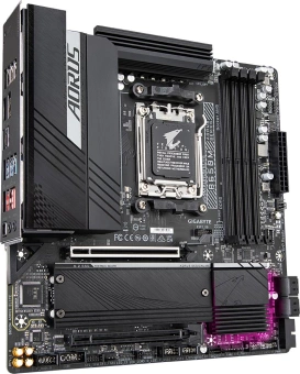 Материнская плата Gigabyte B650M AORUS ELITE SocketAM5 AMD B650 mATX AC`97 8ch(7.1) 2.5Gg RAID+HDMI+DP от магазина РЭССИ