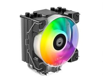 Устройство охлаждения(кулер) ID-Cooling SE-214-XT DF ARGB Soc-AM5/AM4/1200/1700/1851 черный 4-pin 31.5dB Al+Cu 180W 560gr Ret от магазина РЭССИ