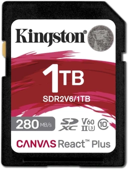 Флеш карта SDXC 1TB Kingston SDR2V6/1TB Canvas React Plus w/o adapter от магазина РЭССИ