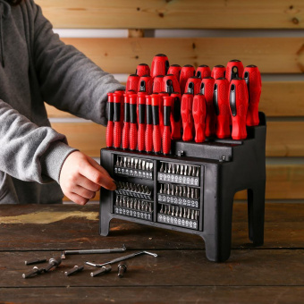 Набор отверточный Deko SS100 100 предметов от магазина РЭССИ