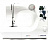 Швейная машина Jaguar June12 белый/цветы от магазина РЭССИ