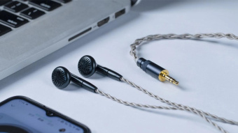 Наушники вкладыши Fiio FF5 1.2м черный проводные в ушной раковине от магазина РЭССИ