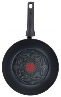 Сковорода ВОК (WOK) Tefal Easy Chef G2701972 круглая 28см ручка несъемная (без крышки) темно-серый (2100118272) от магазина РЭССИ