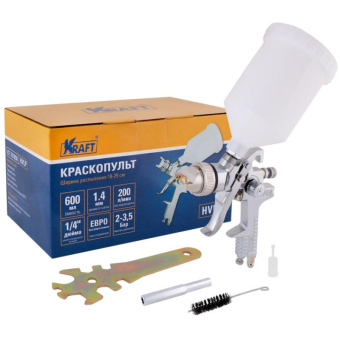 Краскопульт KRAFT HVLP KT 707050 от магазина РЭССИ