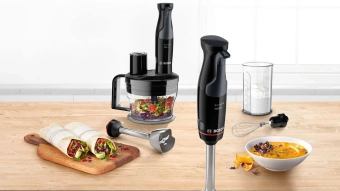 Блендер погружной Bosch MSM4B670 1000Вт черный от магазина РЭССИ