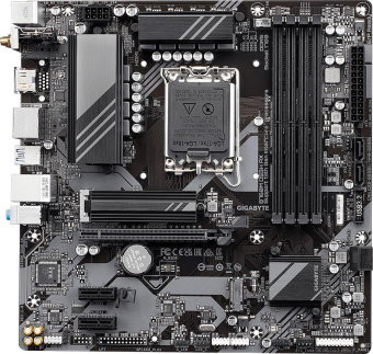 Материнская плата Gigabyte B760M DS3H AX Soc-1700 Intel B760 4xDDR5 mATX AC`97 8ch(7.1) 2.5Gg RAID+HDMI+DP от магазина РЭССИ