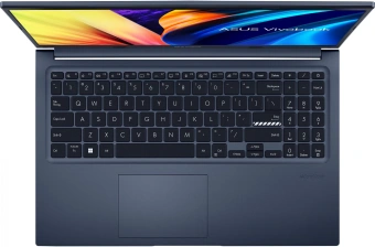 Ноутбук Asus VivoBook X1502ZA-BQ2345 Core i7 12700H 16Gb SSD512Gb Intel Iris Xe graphics 15.6" IPS FHD (1920x1080) noOS blue WiFi BT Cam (90NB0VX1-M03780) от магазина РЭССИ