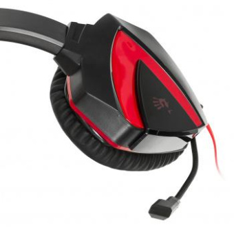 Наушники с микрофоном A4Tech Bloody G500 черный/красный 1.5м мониторные оголовье (A4TECH G500) от магазина РЭССИ