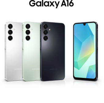 Смартфон Samsung SM-A165F Galaxy A16 256Gb 8Gb серебристый моноблок 3G 4G 2Sim 6.7" 1080x2340 Android 14 50Mpix 802.11 a/b/g/n/ac NFC GPS GSM900/1800 GSM1900 TouchSc microSD max1024Gb от магазина РЭССИ