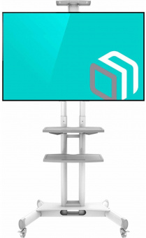 Подставка для телевизора Onkron TS1552 белый 40"-70" макс.60.5кг напольный мобильный от магазина РЭССИ