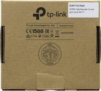 Точка доступа TP-Link EAP115 N300 10/100BASE-TX белый от магазина РЭССИ