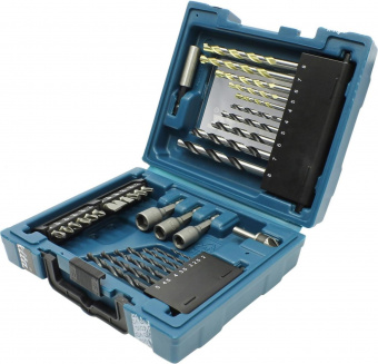 Набор оснастки Makita D-36980 по дер/мет/бет (34пред.) для шуруповертов/дрелей от магазина РЭССИ