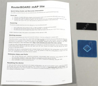 Mikrotik RouterBOARD mAP lite электронное устройство от магазина РЭССИ