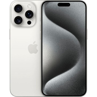 Смартфон Apple A3106 iPhone 15 Pro Max 256Gb белый титан моноблок 3G 4G 6.7" 1290x2796 iOS 17 48Mpix 802.11 a/b/g/n/ac/ax NFC GPS GSM900/1800 TouchSc Protect от магазина РЭССИ