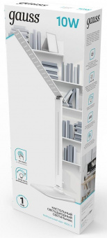 Светильник Gauss GT2011 настольный на подставке белый 10Вт от магазина РЭССИ
