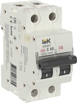 ARMAT Автоматический выключатель M06N 2P C 40А IEK от магазина РЭССИ