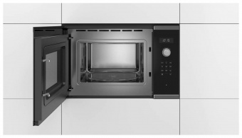 Микроволновая печь Bosch BFL554MS0 25л. 900Вт нержавеющая сталь/черный (встраиваемая) от магазина РЭССИ