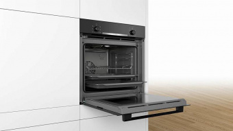 Духовой шкаф Электрический Bosch HBA530BB0S черный/серебристый от магазина РЭССИ