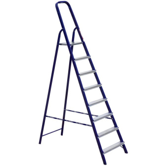 Стальная стремянка Алюмет 8 ступеней. Серия М8408 от магазина РЭССИ