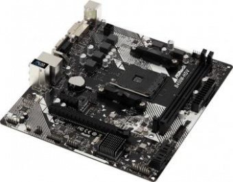Материнская плата Asrock B450M-HDV R4.0 Soc-AM4 AMD B450 2xDDR4 mATX AC`97 8ch(7.1) GbLAN RAID+VGA+DVI+HDMI от магазина РЭССИ