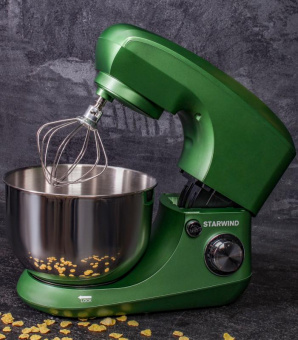 Миксер планетарный Starwind SPM5185 1000Вт зеленый от магазина РЭССИ