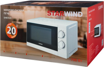 Микроволновая Печь Starwind SMW3920 20л. 700Вт белый от магазина РЭССИ