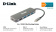 Картинка Разветвитель USB-C D-Link DUB-2333 5порт. серебристый (DUB-2333/A1A) от магазина РЭССИ Разветвитель USB-C D-Link DUB-2333 5порт. серебристый (DUB-2333/A1A) от магазина РЭССИ