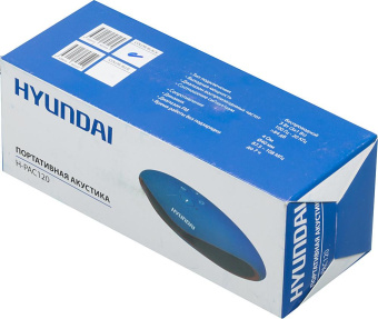 Колонка порт. Hyundai H-PAC100 черный 3W 1.0 BT/3.5Jack/USB от магазина РЭССИ