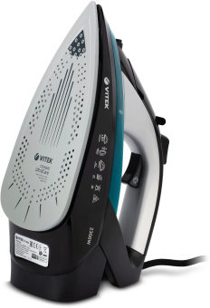Утюг Vitek VT-8324 2300Вт черный/белый/синий от магазина РЭССИ