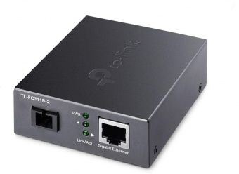 Медиаконвертер TP-Link FC311B-2 WDM 1000Mbit RJ45 до 2km от магазина РЭССИ